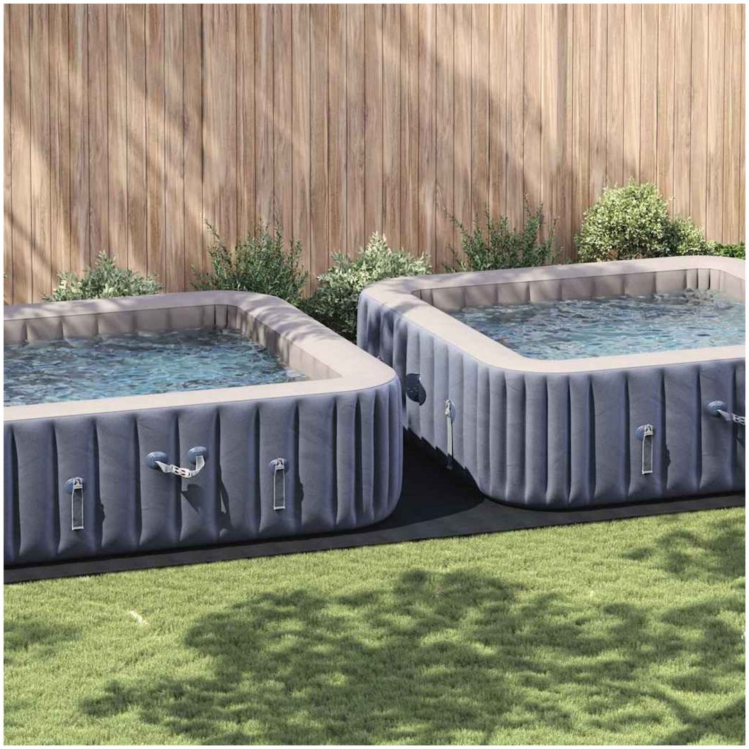 Rektangulärt Poolöverdrag Svart Plast vidaXL 820 x 420 cm