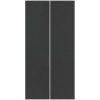 Rektangulärt Poolöverdrag Svart Polyeten Hållbart vidaXL 500 x 250 cm – miniatyr 2