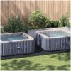Rektangulärt Poolöverdrag Svart Polyeten Hållbart vidaXL 500 x 250 cm – miniatyr 1