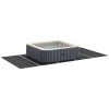 Rektangulärt Poolöverdrag Svart Polyeten vidaXL 550 x 280 cm – miniatyr 3