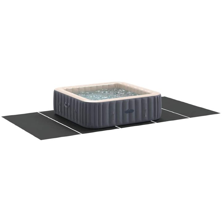Rektangulärt Poolöverdrag Svart Polyeten vidaXL 550 x 280 cm – bild 3