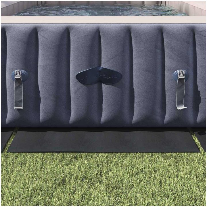 Rektangulärt Poolöverdrag Svart Polyeten vidaXL 550 x 280 cm – bild 4