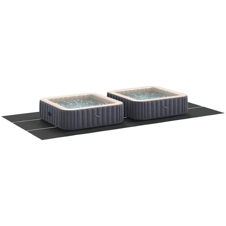 Rektangulärt Poolöverdrag Svart PVC Vattentätt vidaXL 750 x 372 cm – bild 3