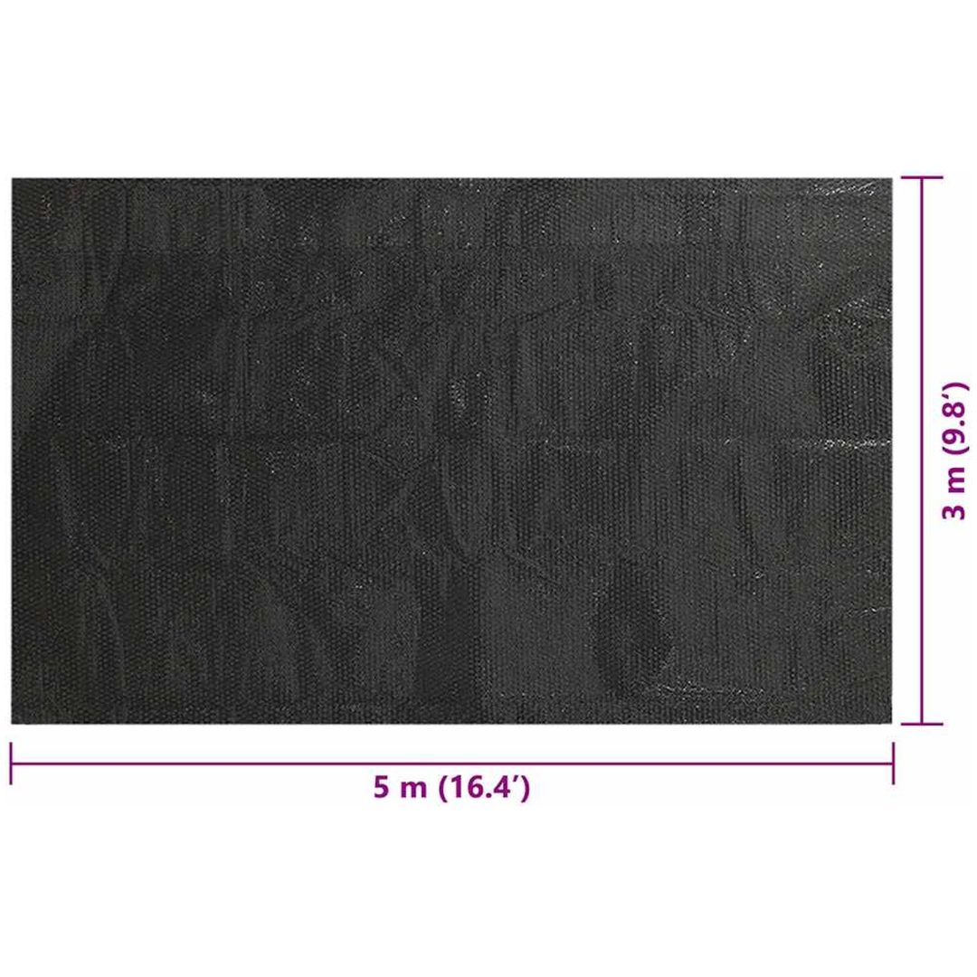 Rektangulärt poolskydd PE svart vidaXL 500 x 300 cm – bild 6