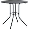 Relaxstolsset för trädgården 5 st antracit pulverlackerat stål vidaXL 80 x 72.5 cm – miniatyr 3