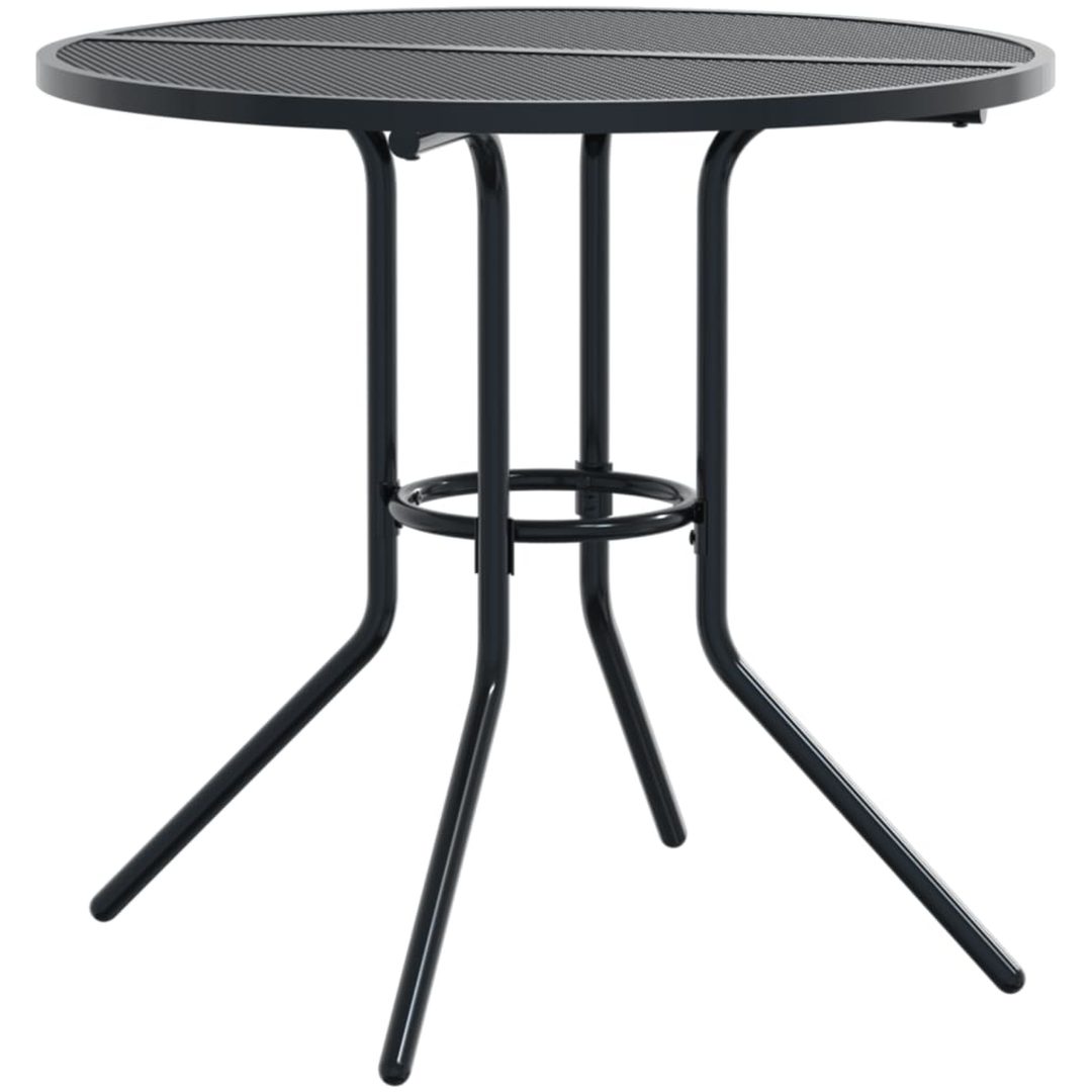 Relaxstolsset för trädgården 5 st antracit pulverlackerat stål vidaXL 80 x 72.5 cm – bild 3