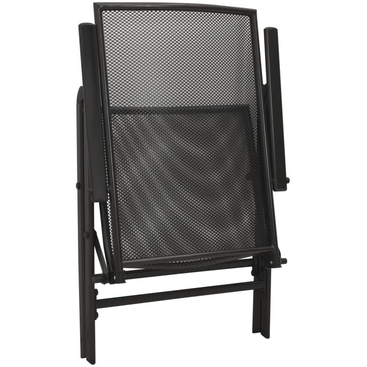 Relaxstolsset för trädgården 5 st antracit pulverlackerat stål vidaXL 80 x 72.5 cm – bild 6