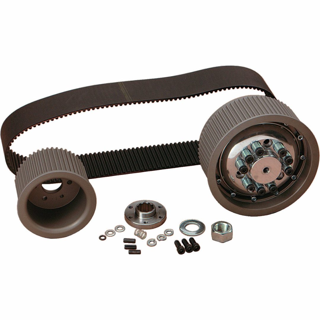 Remdrift med Quiet Clutch System Svart BELT DRIVES LTD.