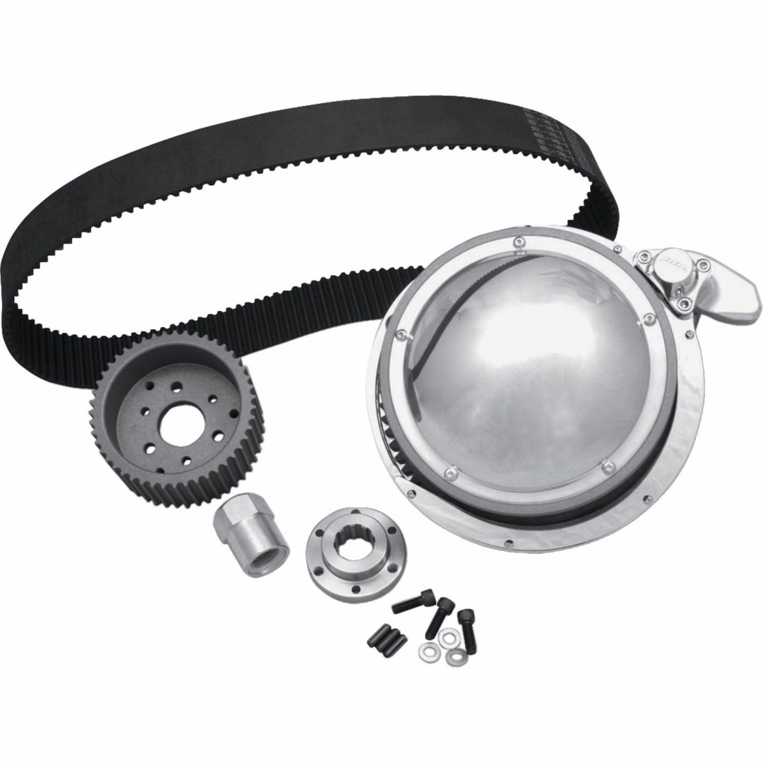 Remdriftkit Shorty Ribbad Svart BELT DRIVES LTD.