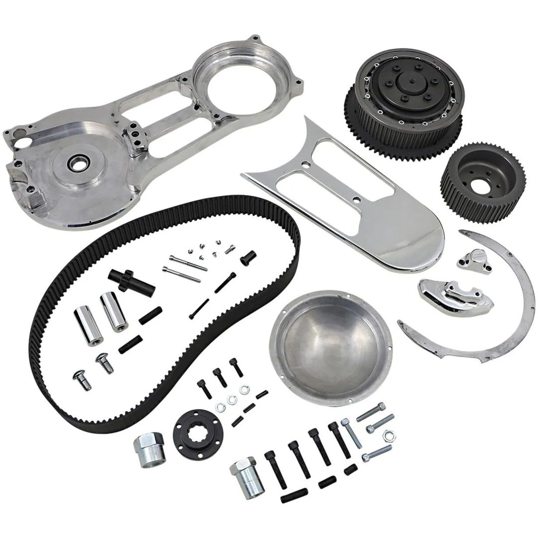 Remdrivkit 2" Krom/polerad BELT DRIVES LTD.