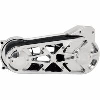 Remdrivningskit 8 mm med stödlagerplatta Polerad Aluminium Kevlar BELT DRIVES LTD.
