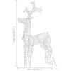 Ren juldekoration 90 LED akryl vidaXL 60 x 16 x 100 cm – miniatyr 9