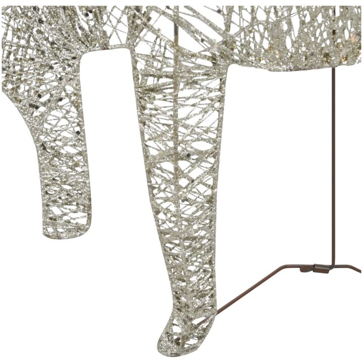 Renar & släde juldekoration 60 LED utomhus guld vidaXL – bild 5