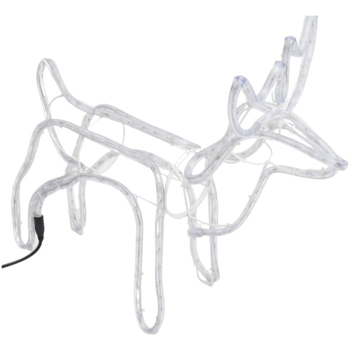 Renfigur 2 st ljusslinga kallvit 60x30x60 cm vidaXL – bild 3