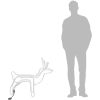 Renfigur 2 st ljusslinga kallvit 60x30x60 cm vidaXL – miniatyr 7