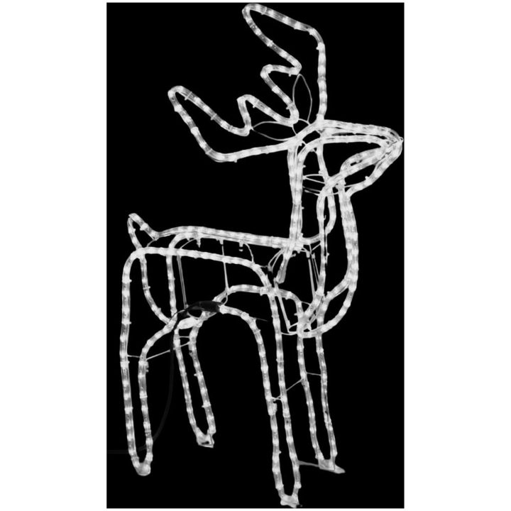 Renfigur 2 st ljusslinga med kallvit 76x42x87 cm vidaXL – bild 5
