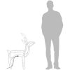 Renfigur 2 st ljusslinga med kallvit 76x42x87 cm vidaXL – miniatyr 7