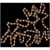 Renfigur 2 st ljusslinga med LED varmvit 57x55x4,5 cm vidaXL – miniatyr 2