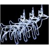 Renfigur 3 st ljusslinga kallvit 60x30x60 cm vidaXL – miniatyr 2