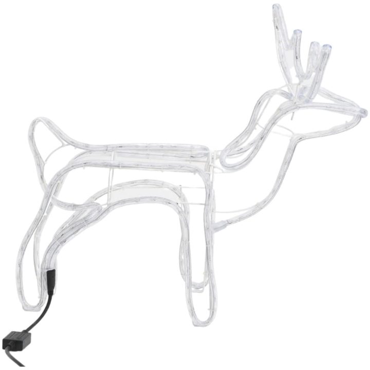 Renfigur 3 st ljusslinga kallvit 60x30x60 cm vidaXL – bild 4