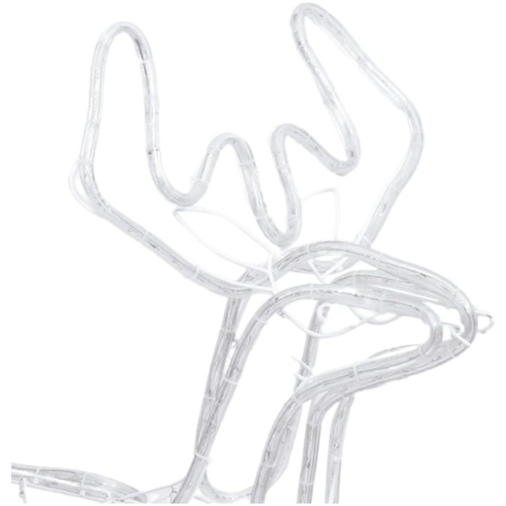 Renfigur 3 st ljusslinga med kallvit 76x42x87 cm vidaXL – bild 4