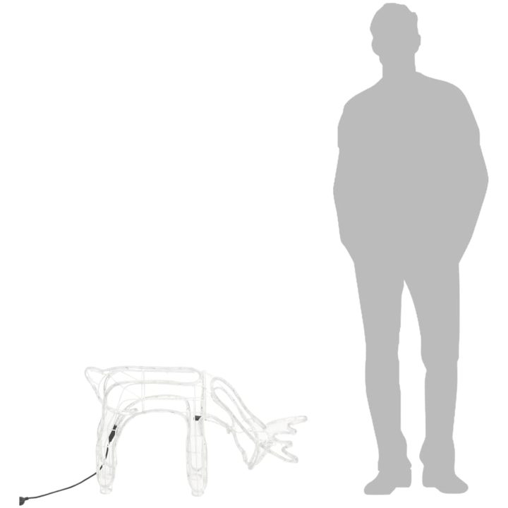 Renfigur 3 st ljusslinga med varmvit 73x31x45 cm vidaXL – bild 6