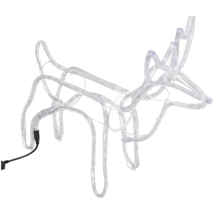 Renfigur 3 st ljusslinga varmvit 60x30x60 cm vidaXL – bild 3