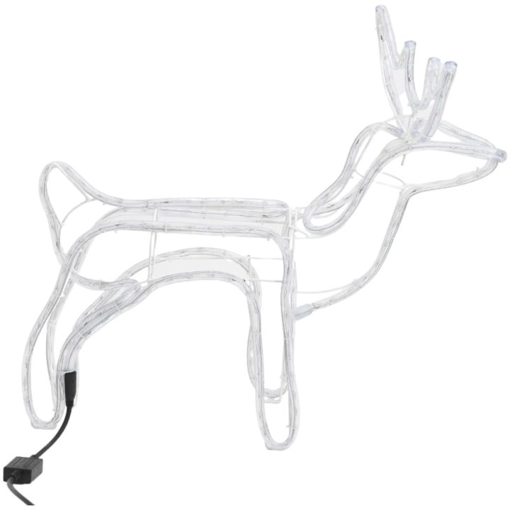 Renfigur 3 st ljusslinga varmvit 60x30x60 cm vidaXL – bild 4