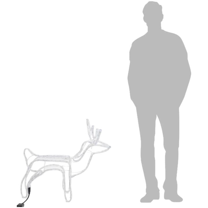 Renfigur 3 st ljusslinga varmvit 60x30x60 cm vidaXL – bild 7