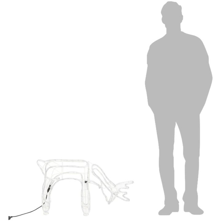 Renfigur ljusslinga kallvit 73x31x45 cm vidaXL – bild 7