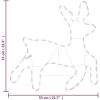 Renfigur ljusslinga med 72 LED varmvit 57x55x4,5 cm vidaXL – miniatyr 6