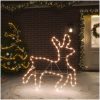Renfigur ljusslinga med 72 LED varmvit 57x55x4,5 cm vidaXL – miniatyr 1