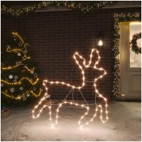 Renfigur ljusslinga med 72 LED varmvit 57x55x4,5 cm vidaXL