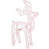 Renfigur ljusslinga med varmvit 76x42x87 cm vidaXL – miniatyr 2