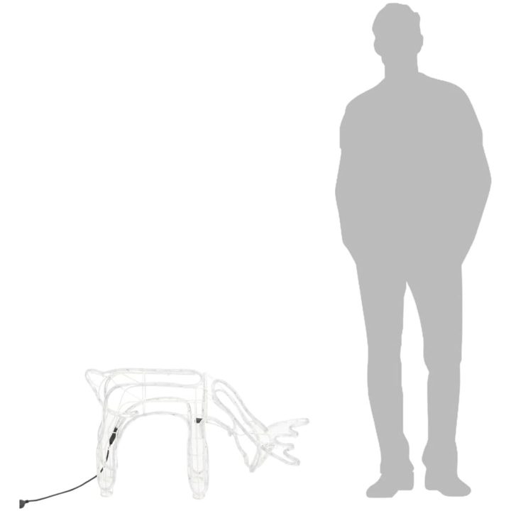 Renfigur ljusslinga varmvit 73x31x45 cm vidaXL – bild 6