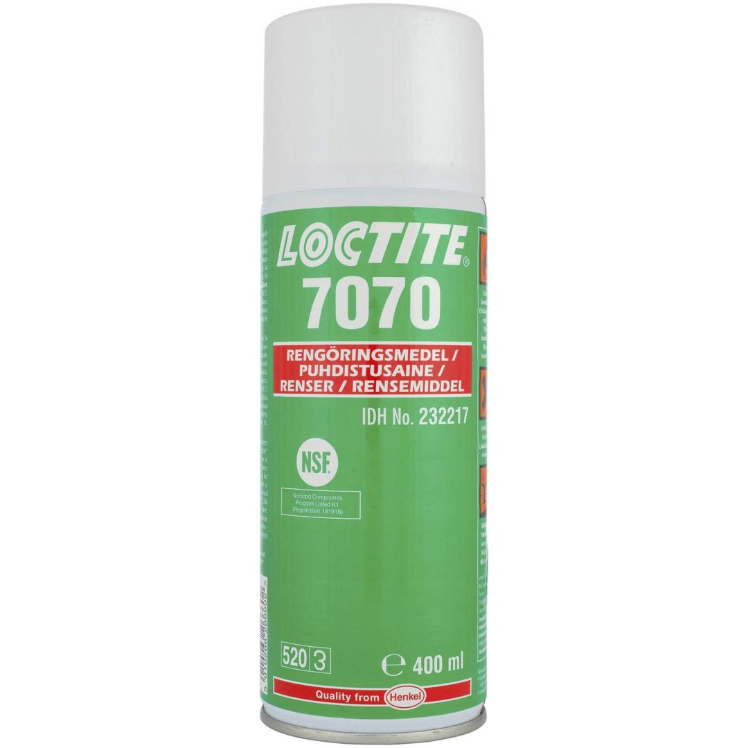 Rengöring avfettningsspray 7070 LOCTITE RENGÖRINGSMEDEL 7070 400ML – bild 2