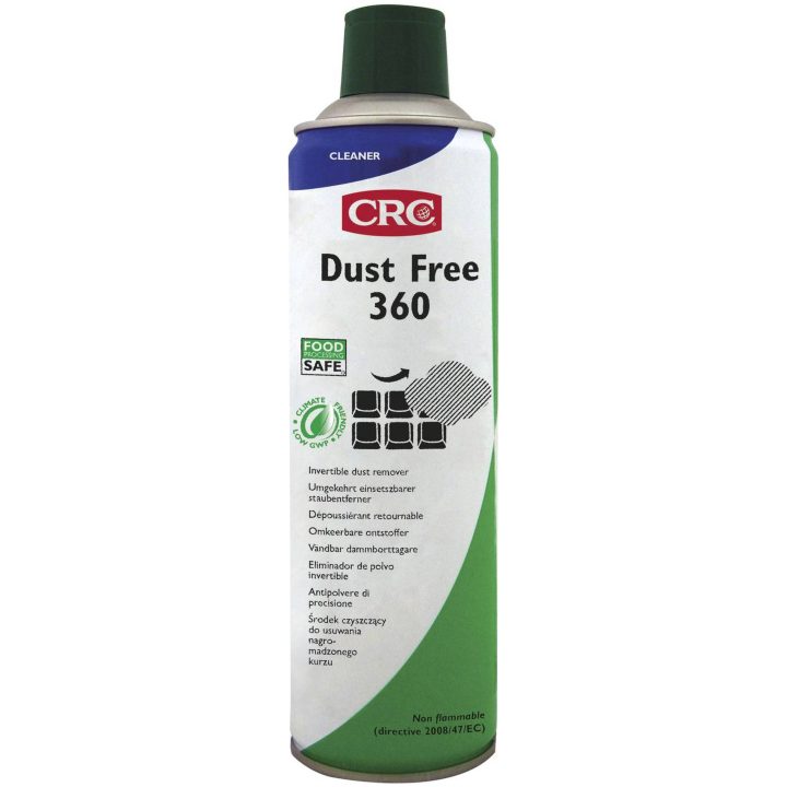 Rengöringsspray Dust Free 1071 CRC BLÅS RENT DUST FREE FPS 125ML – bild 2