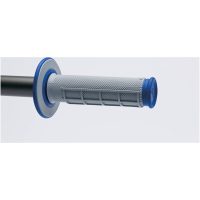 Renthal Grips Duallayer Diamond Half Waffle Blå