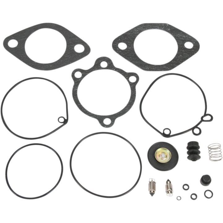 Reparationskit Förgasare Standard Svart/silver DRAG SPECIALTIES CARB REBUILD KT 76-78 – bild 2