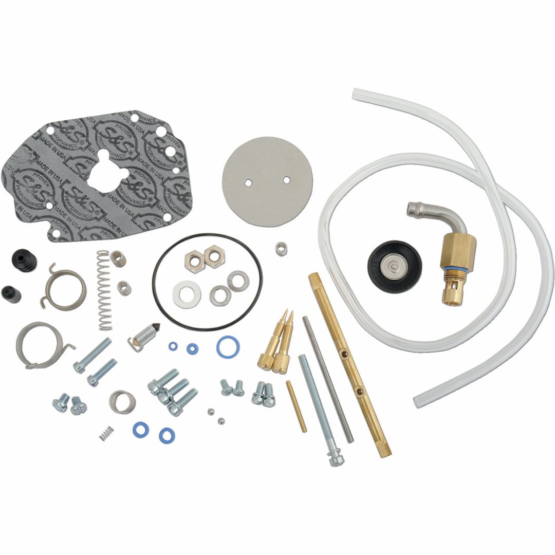 Reparationskit Super G Svart/guld/grå/silver S&S Cycle MASTER REBUILD KIT SUPERG