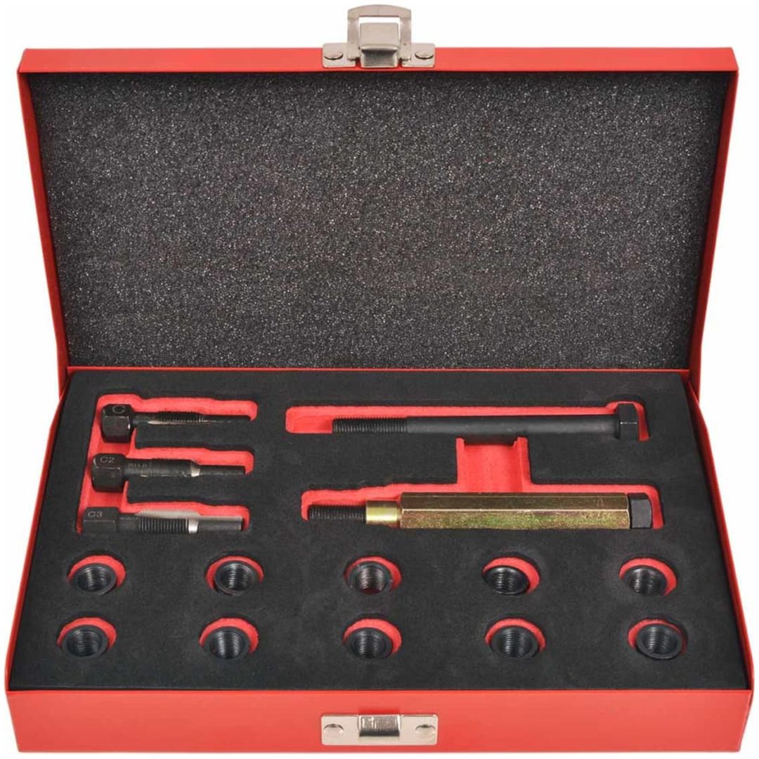 Reparationssats för glödstift 15 delar M10 x 1,0 mm vidaXL – bild 2