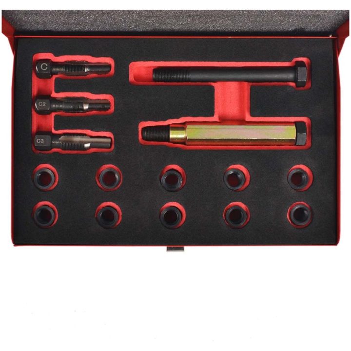 Reparationssats för glödstift 15 delar M10 x 1,0 mm vidaXL – bild 3