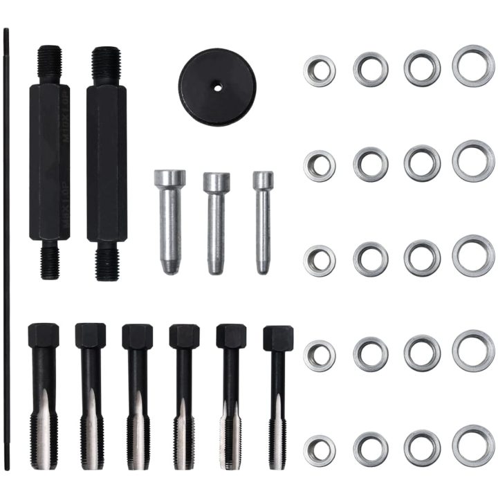 Reparationssats för glödstift 33 delar M8 M10 M12 vidaXL – bild 4