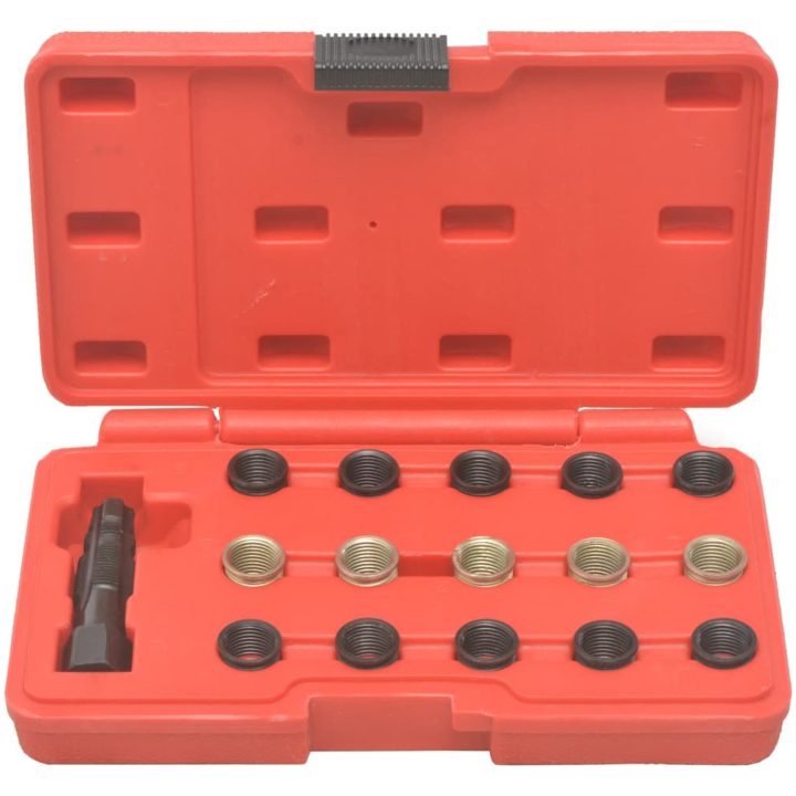 Reparationssats för tändstiftsgängor 16 delar M14x1,25 vidaXL – bild 2