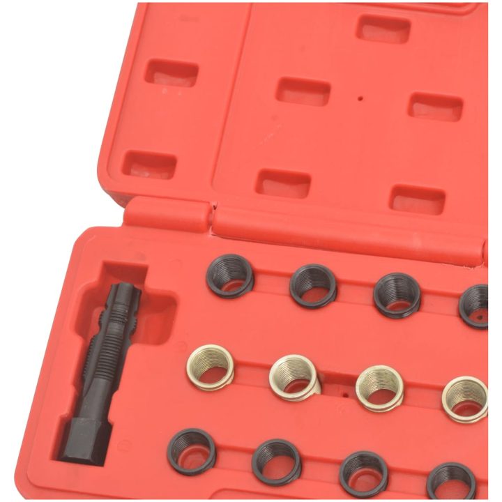 Reparationssats för tändstiftsgängor 16 delar M14x1,25 vidaXL – bild 4