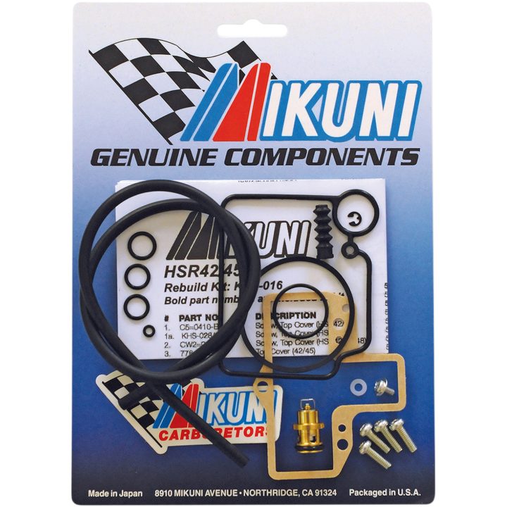 Reparationssats Förgasare Svart/khaki/silver MIKUNI HSR42/45 CARB REBLD KIT – bild 2