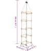 Repstege för barn 200 cm trä vidaXL – miniatyr 7