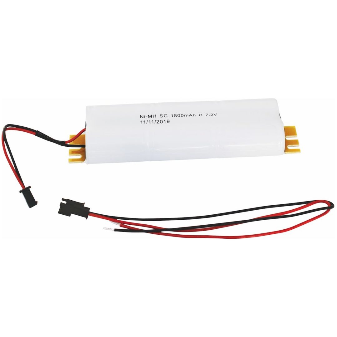 Reservbatteri 7,2V 1800mAh, NiMH MALMBERGS