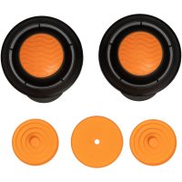 Reservdelar hel-halvmask Membransats Svart/Orange Sundström
