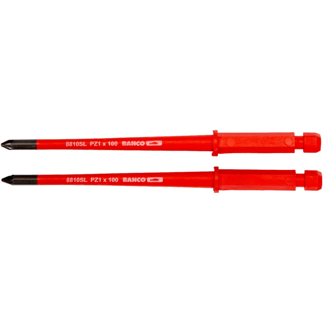 Reservklinga Elskruvmejsel Isolerad 1000V PZ 2-Pack BAHCO PZ1 x 100 mm – bild 2